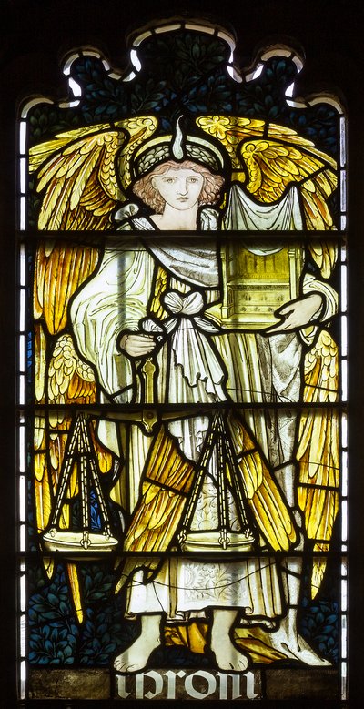 Cambridge, Capilla del Jesus College, Morris & Co., Edward Burne-Jones, Ibrom, 1873 de Edward Burne Jones